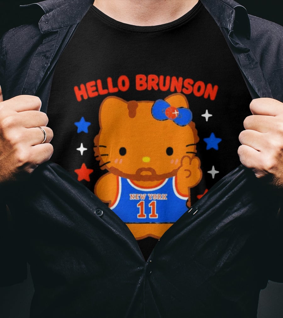 Hello Kitty Jalen Brunson New York 11 Collaboration T-Shirt