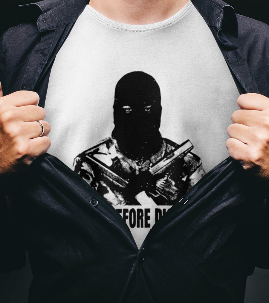 Death Before Dishonor Military Tactical Soldier T-Shirt