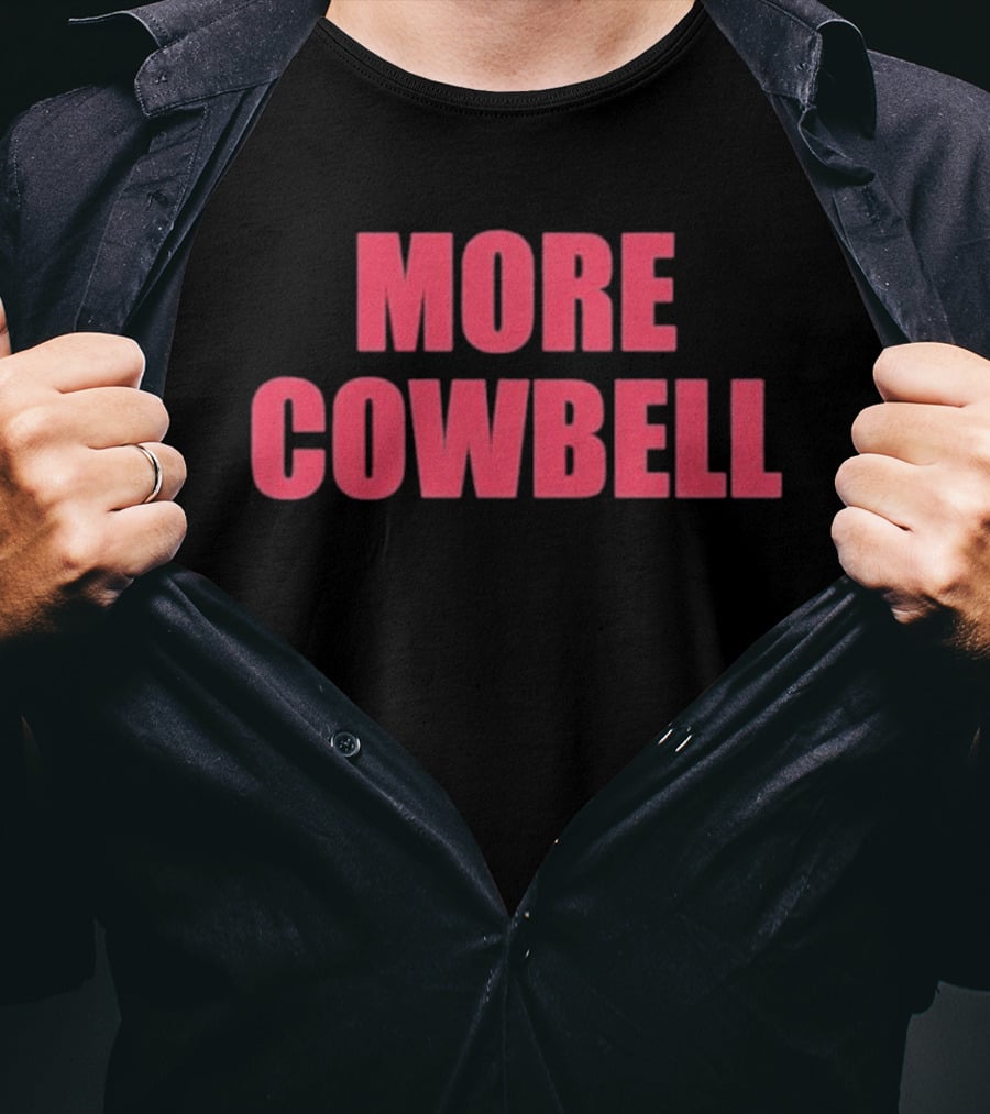 Mississippi State Bulldogs More Cowbell Football T-Shirt