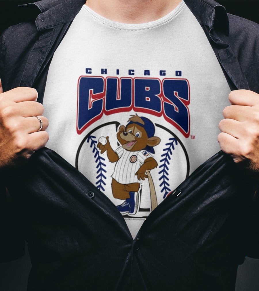 Chicago Cubs Clark The Cub MLB Baseball Character Logo 2026 T-Shirt