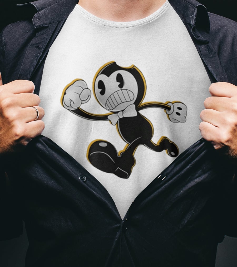Nightmare Run Bendy Running Character Animation Game T-Shirt