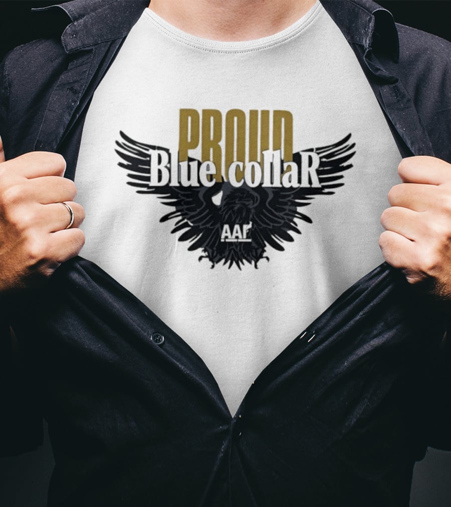 Proud Blue Collar AAF Eagle Worker T-Shirt