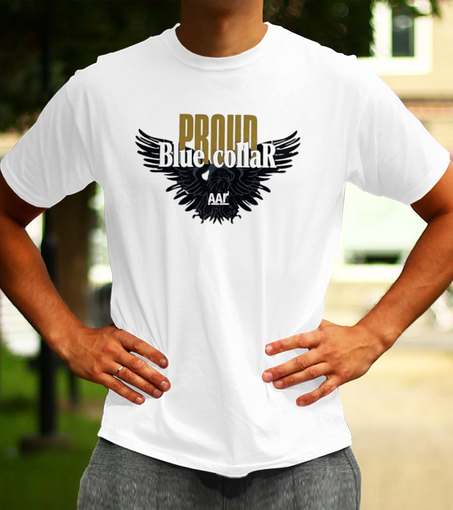 Proud Blue Collar AAF Eagle Worker T-Shirt