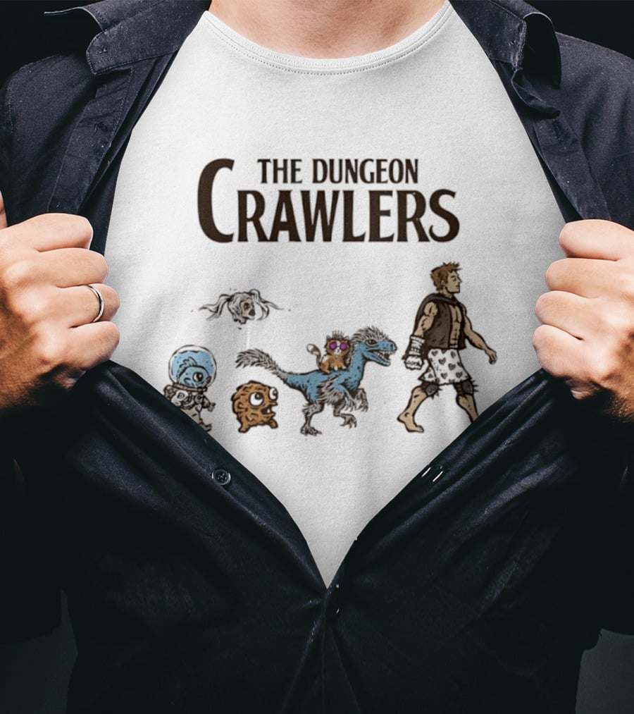 The Dungeon Crawlers Adventure Creatures And Characters T-Shirt