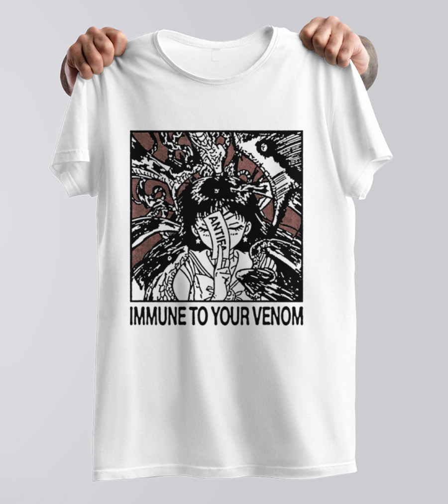 Antifa Immune To Your Venom Antifascist T-Shirt