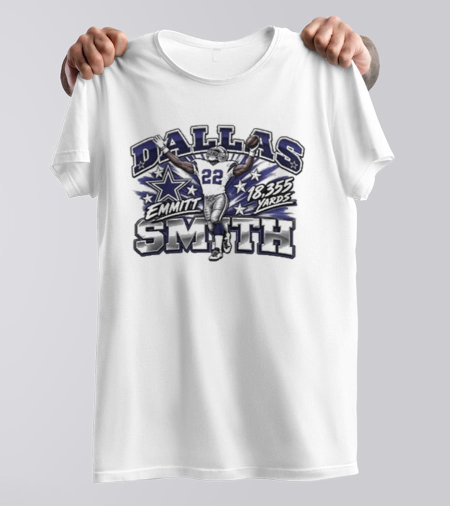 Dallas Emmitt Smith 22 Cheer Legacy T-Shirt