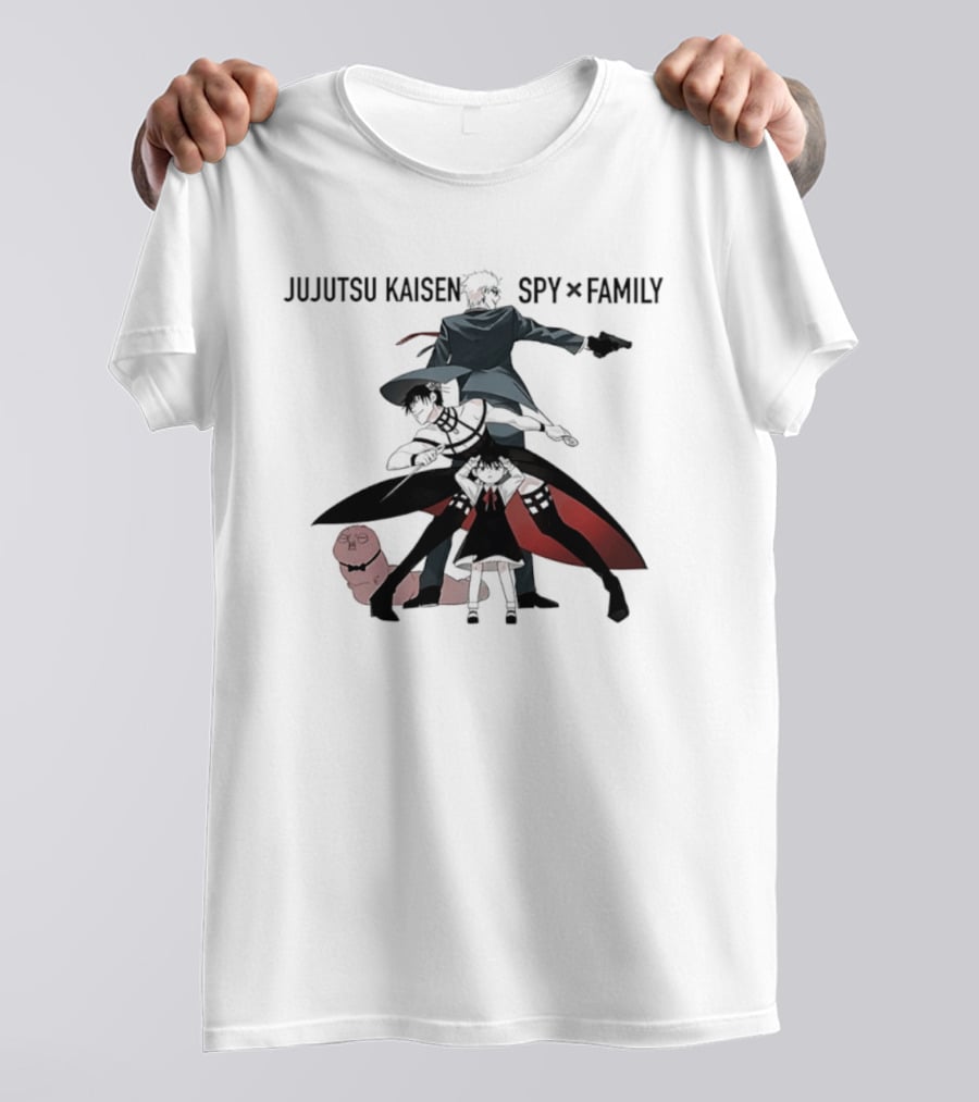 Jujutsu Kaisen Spy X Family Anime Crossover Collaboration Characters T-Shirt
