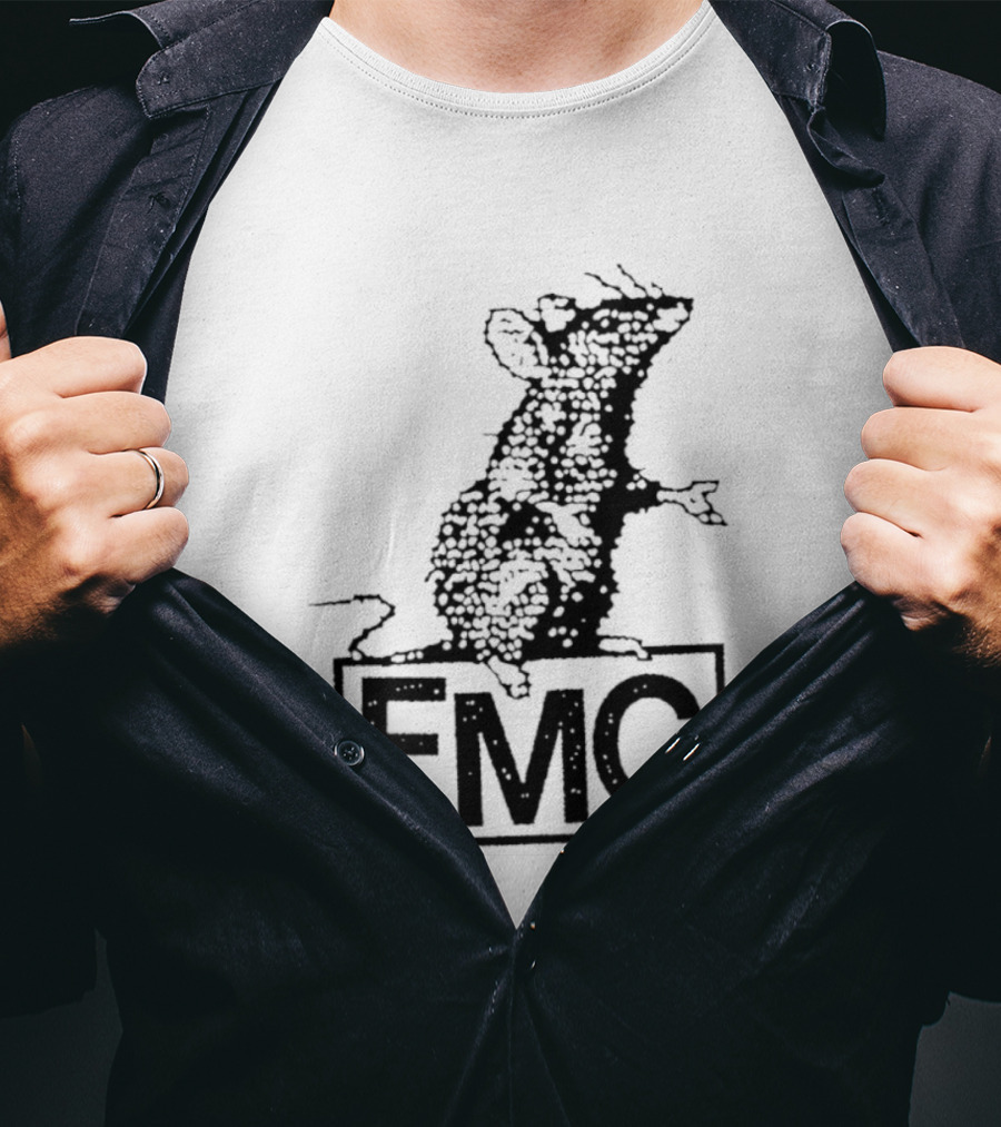 FMC Rat Rodent Sketch Drawing T-Shirt