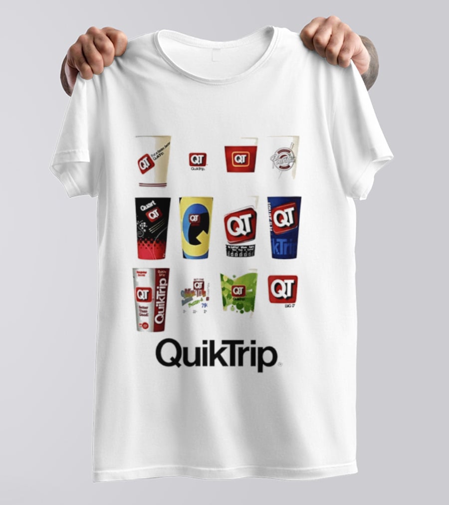 QuikTrip QT Fountain Drink Cup Collection Variety T-Shirt