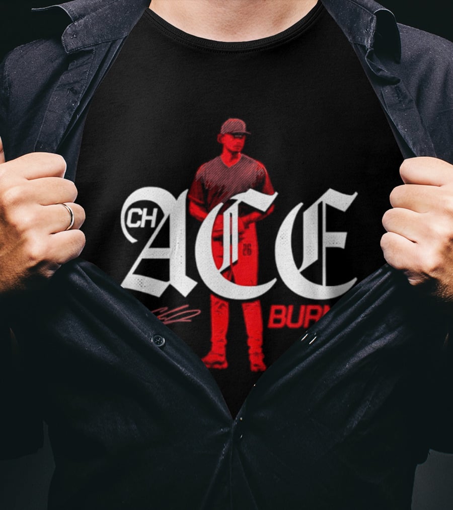 ChACE Burns Cincinnati Reds Chase Burns Baseball Player T-Shirt