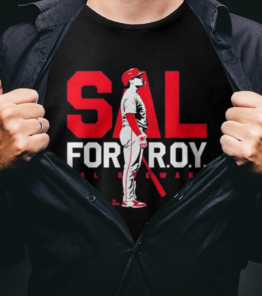 Cincinnati Reds Sal Stewart For Rookie Of The Year 2026 T-Shirt
