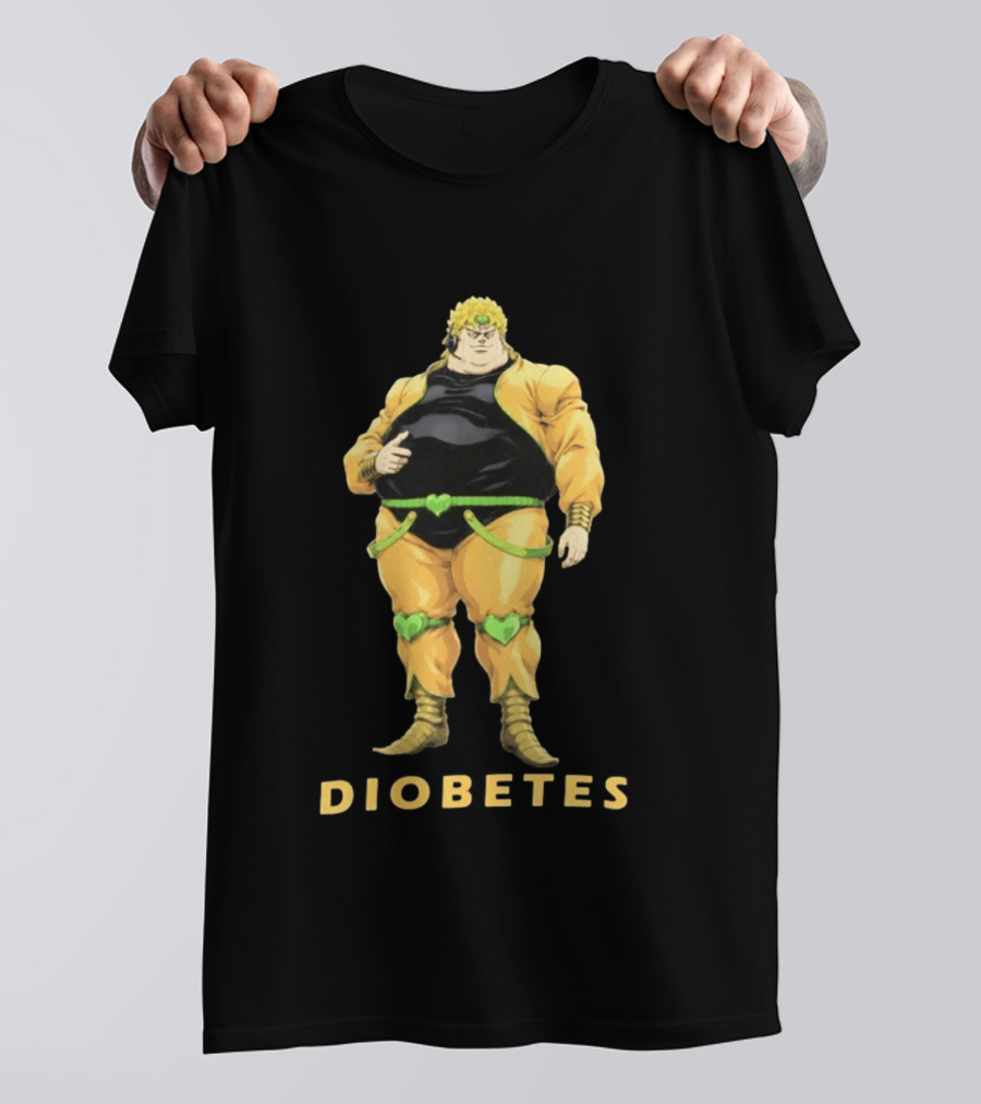 Diabetes Dio Brando JoJo's Bizarre Adventure Meme Characters T-Shirt