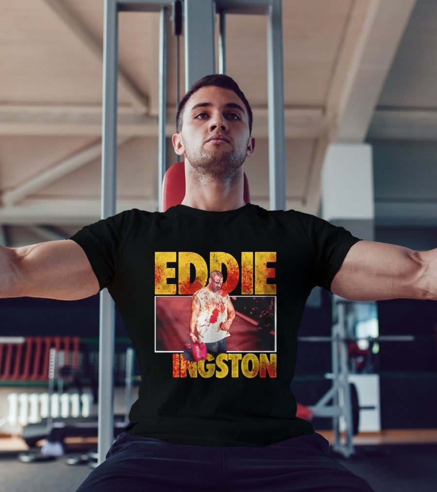 Eddie Kingston Bloody Gas Can Wrestler Image T-Shirt