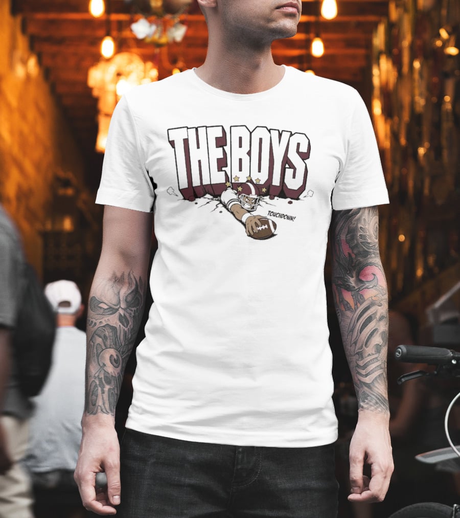 The Boys Touchdown Superhero Football Stars T-Shirt
