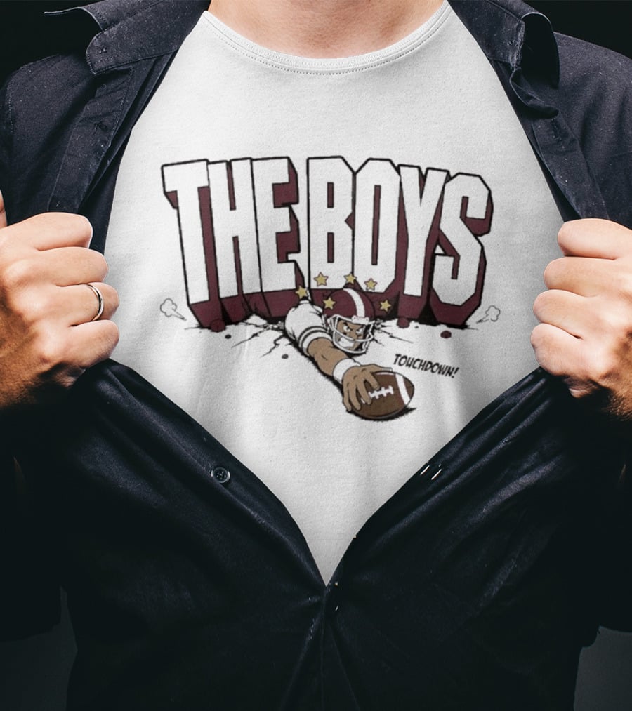 The Boys Touchdown Superhero Football Stars T-Shirt