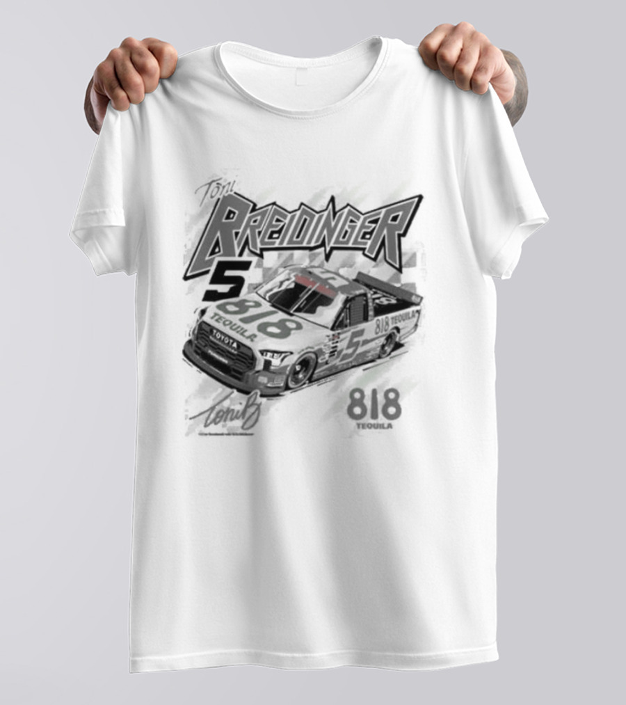 Toni Breidinger 818 Tequila Racing 55 NASCAR Car T-Shirt