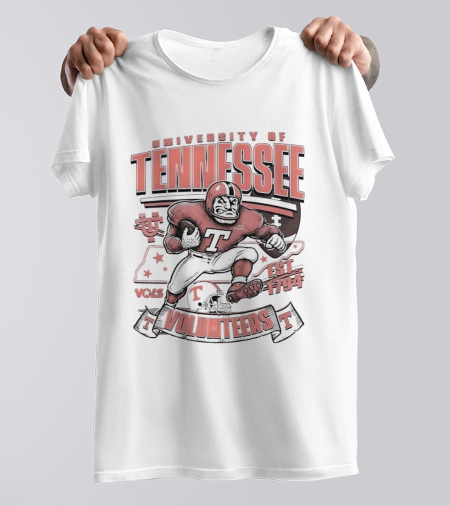 University Of Tennessee Volunteers Football Est 1794 Player T-Shirt