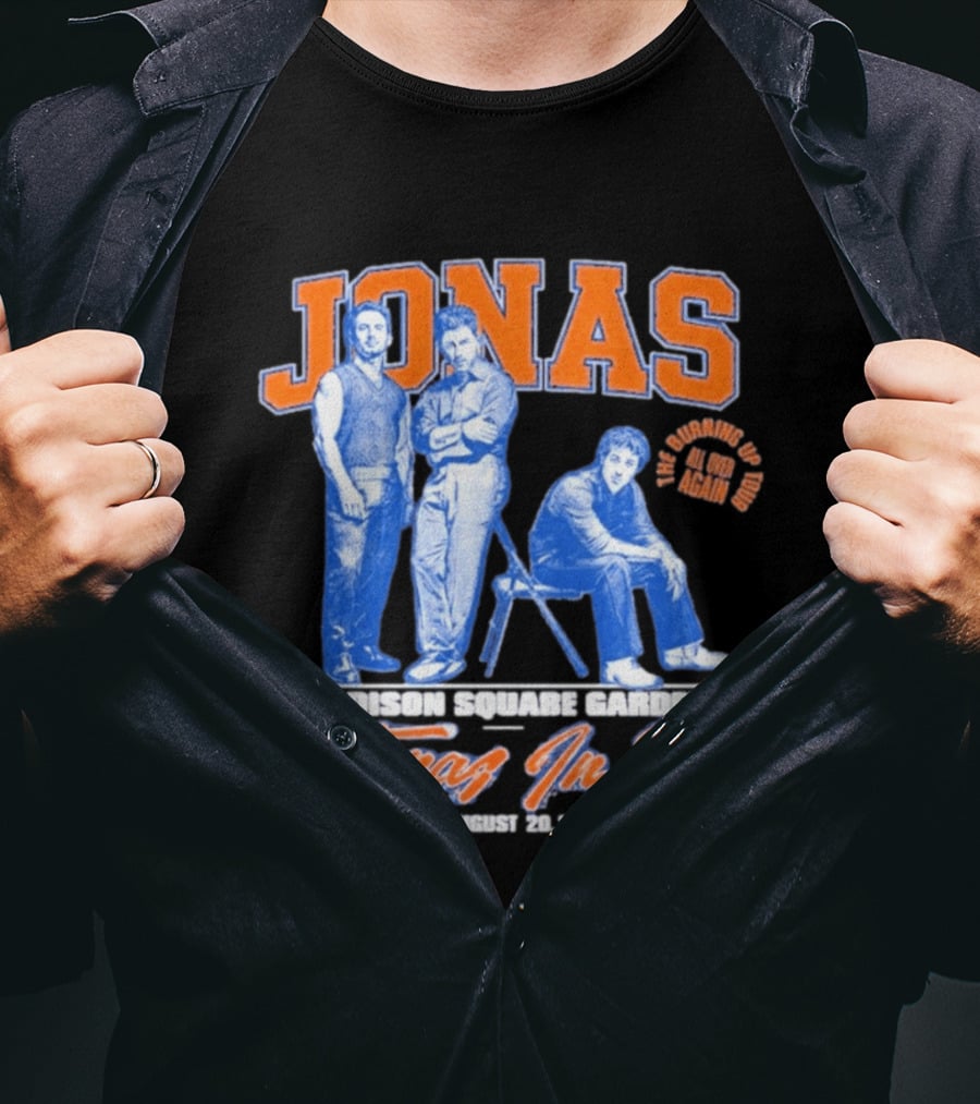 Jonas Brothers Madison Square Garden NYC Jonas In 3 August 20 21 22 T-Shirt