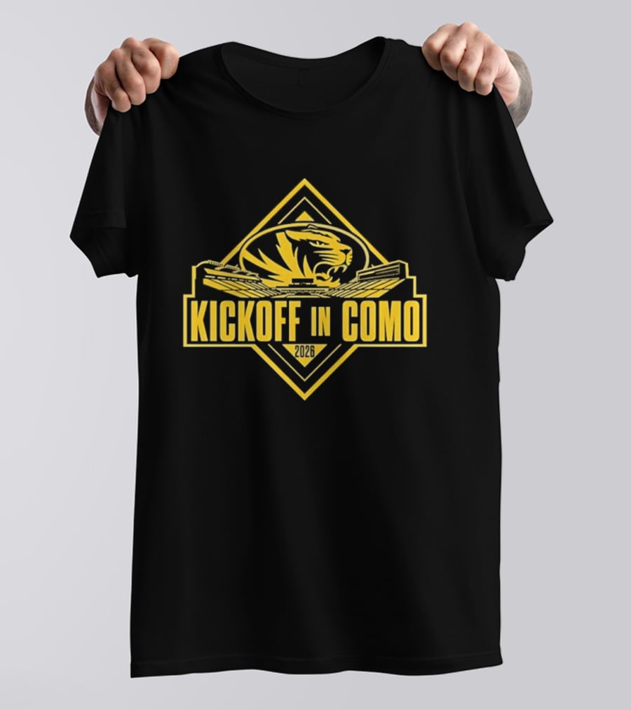 Kickoff In COMO Missouri Tigers Football Event T-Shirt