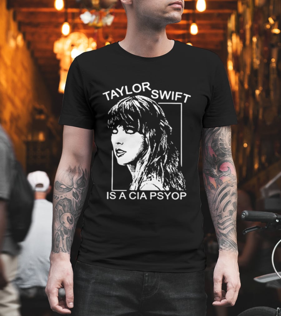 Kirk Hammett Wearing Taylor Swift Is A CIA Psyop T-Shirt