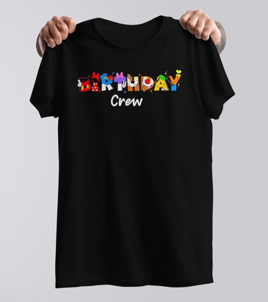 Matt Damon Mickey Mouse And Friends Birthday Crew Celebration T-Shirt