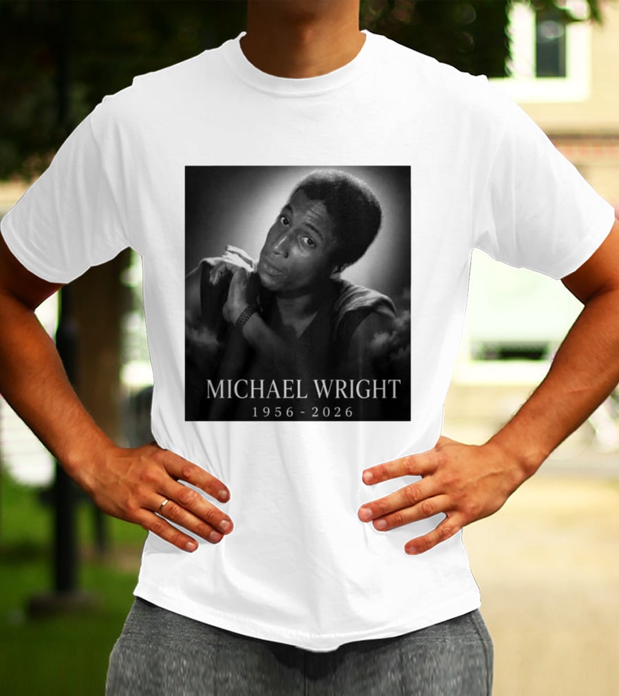 Michael Wright 1956 2026 Memoriam T-Shirt