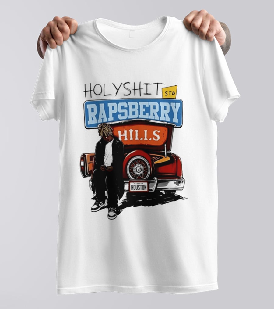 Holyshit Std Rapsberry Hills Houston Texas Car Scene T-Shirt