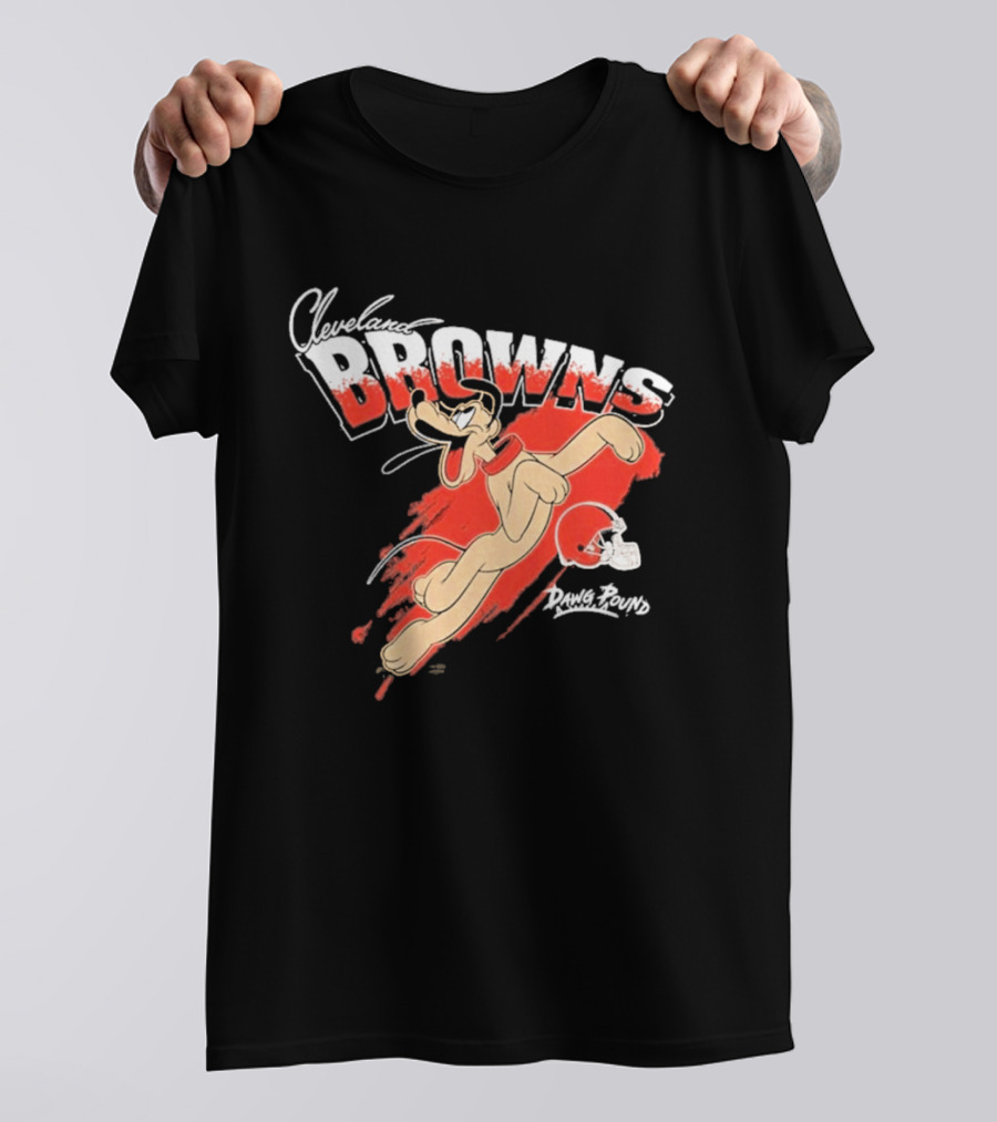 Cleveland Browns Pluto Disney Character Collaboration 2026 T-Shirt