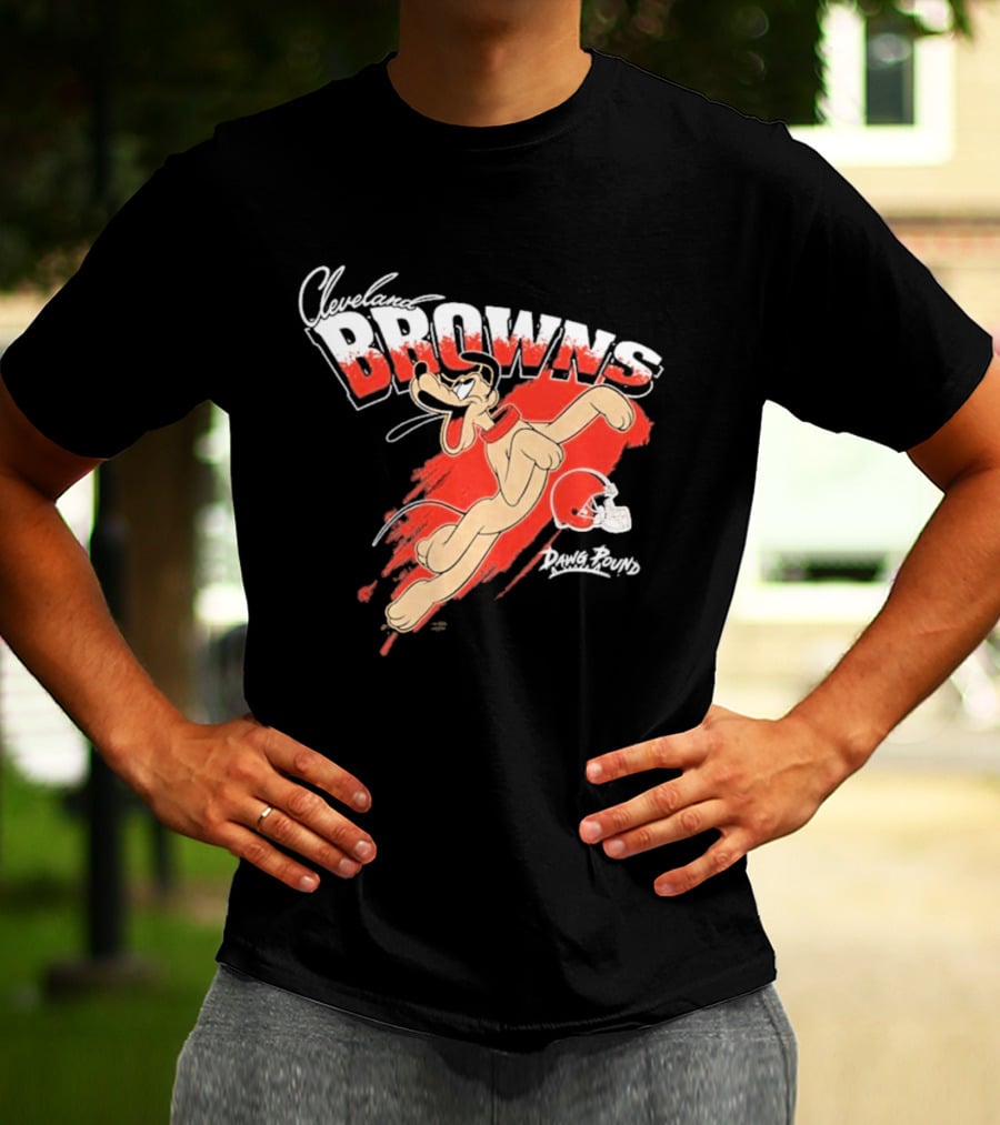 Cleveland Browns Pluto Disney Character Collaboration 2026 T-Shirt