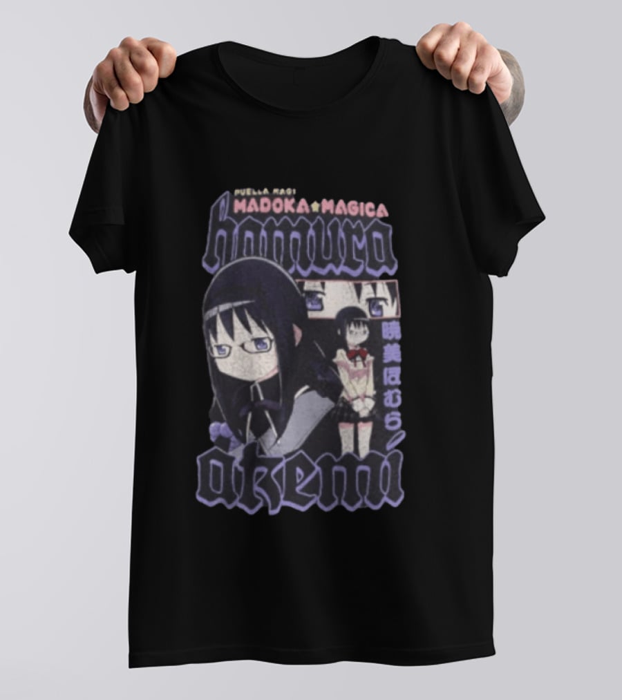Puella Magi Madoka Magica Homura Akemi Anime T-Shirt