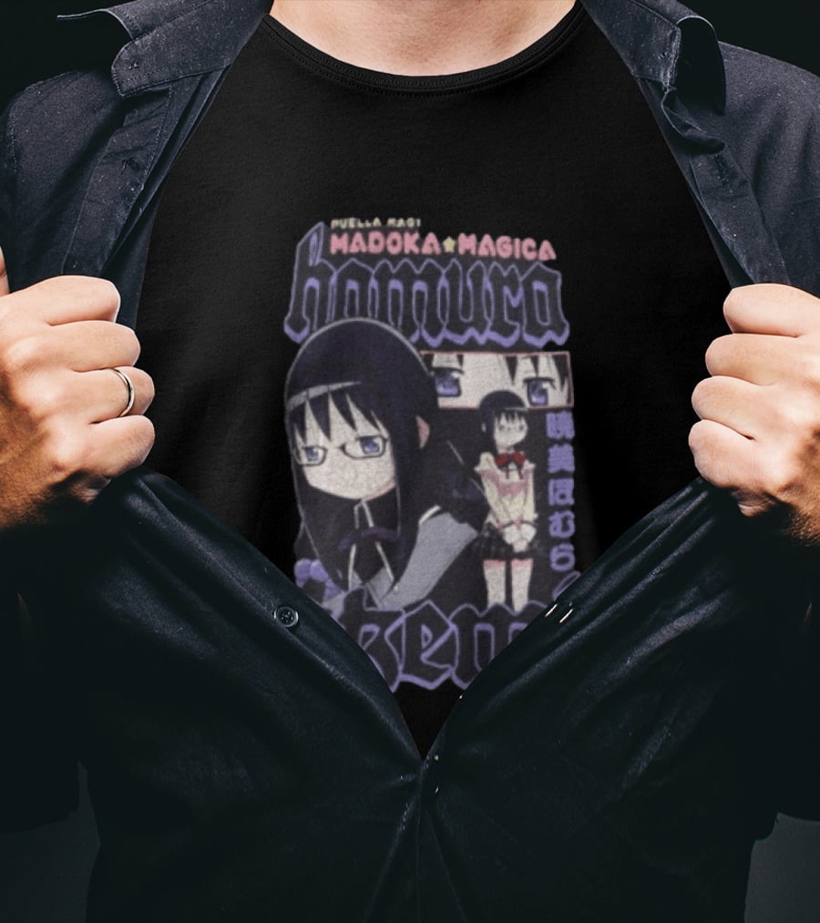 Puella Magi Madoka Magica Homura Akemi Anime T-Shirt
