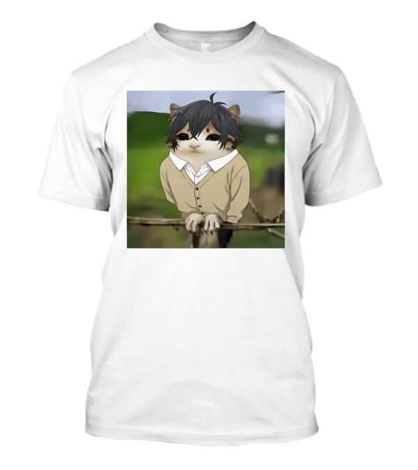 Horimeowls Miyamura Cat Owl Meme Anime Hybrid T-Shirt