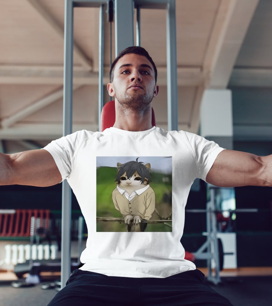Horimeowls Miyamura Cat Owl Meme Anime Hybrid T-Shirt