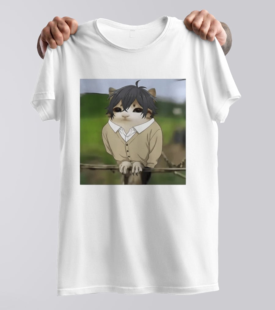Horimeowls Miyamura Cat Owl Meme Anime Hybrid T-Shirt