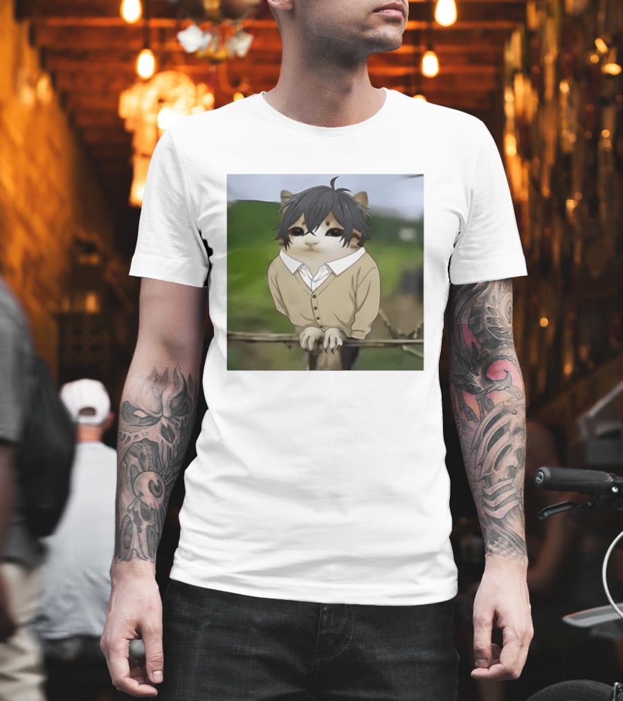 Horimeowls Miyamura Cat Owl Meme Anime Hybrid T-Shirt