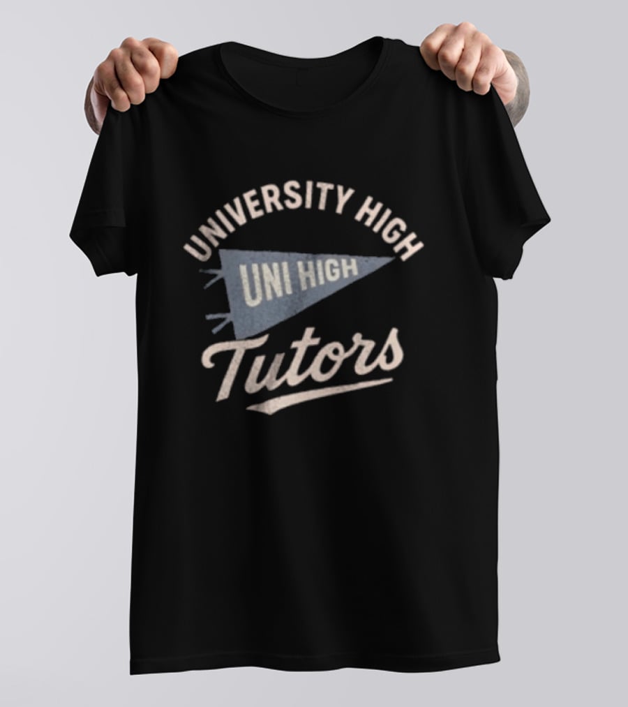 University High Uni High Tutors Pennant Classic College T-Shirt