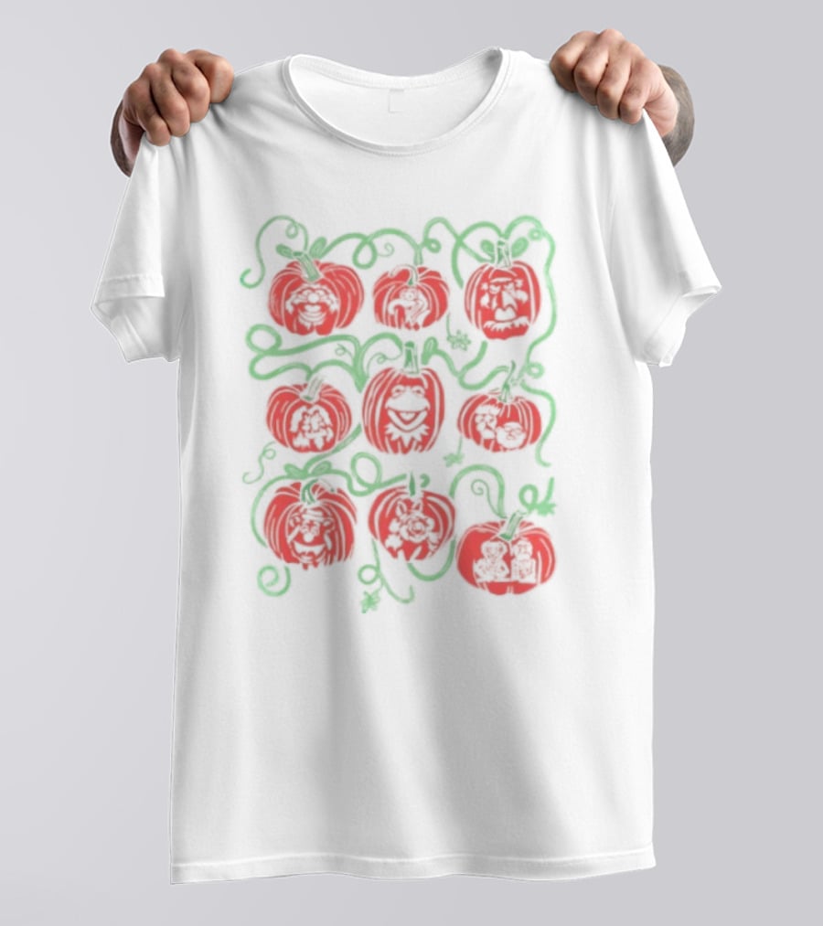 Puppet Pumpkins Muppets Halloween Collage T-Shirt