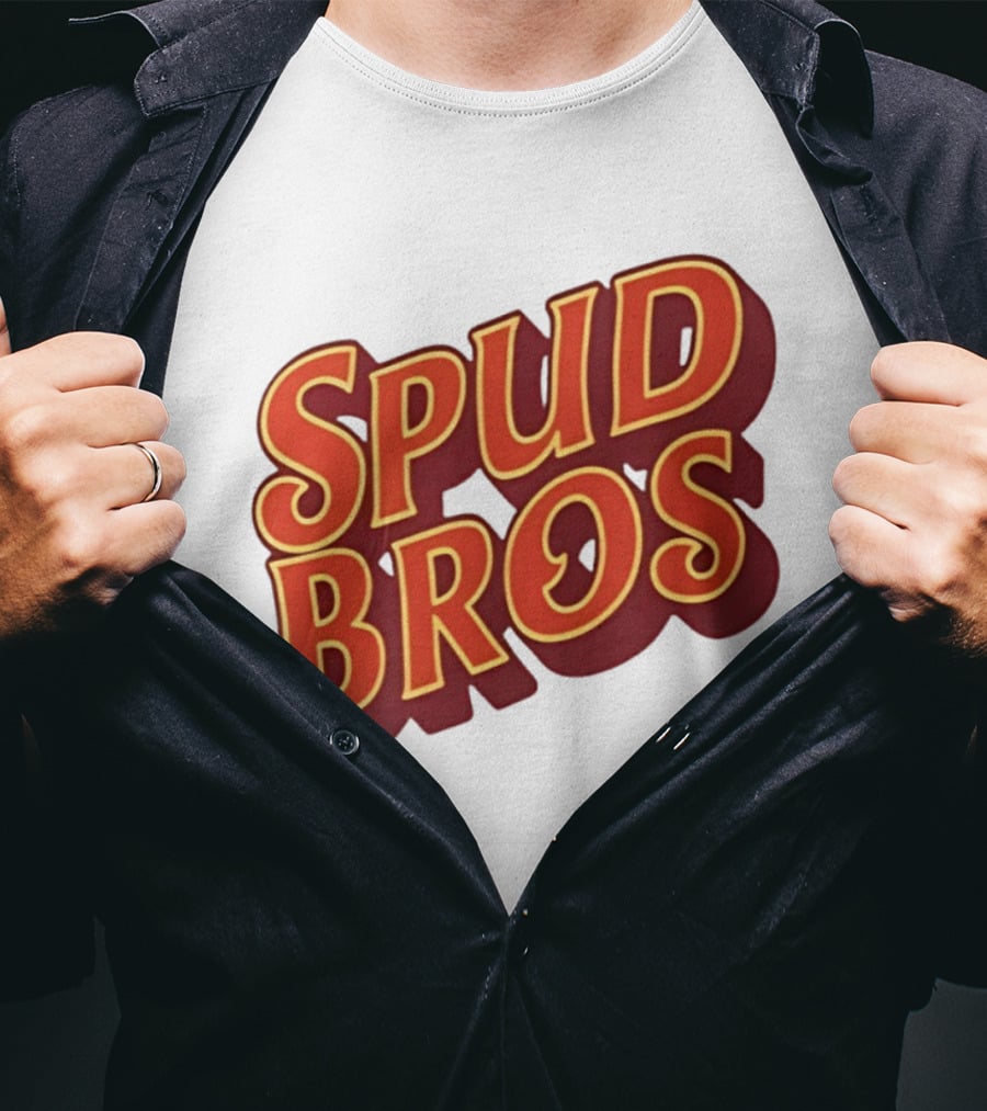 Spud Bros Joe Tessitore Playful Retro Font T-Shirt