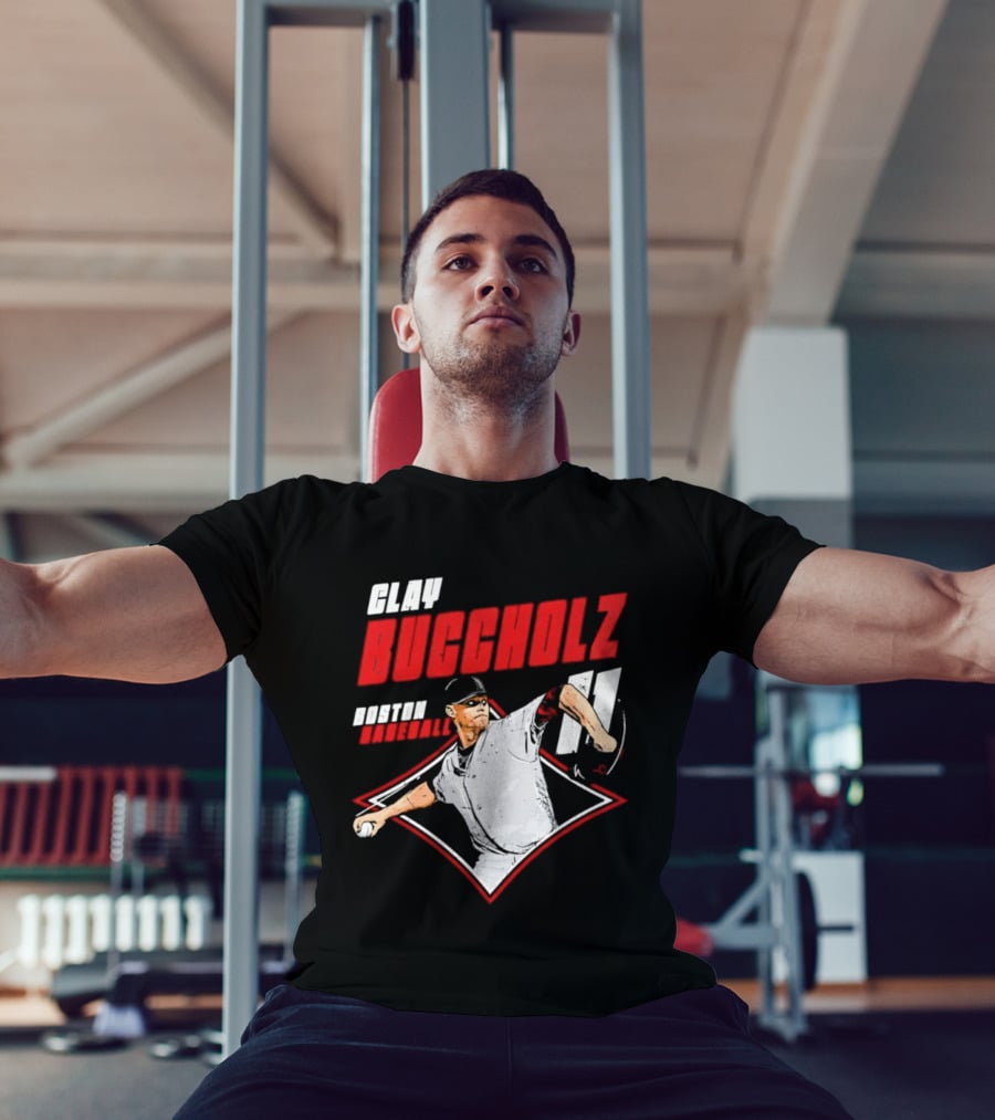 Clay Buccholz 11 Boston Red Sox Pitching Legend T-Shirt