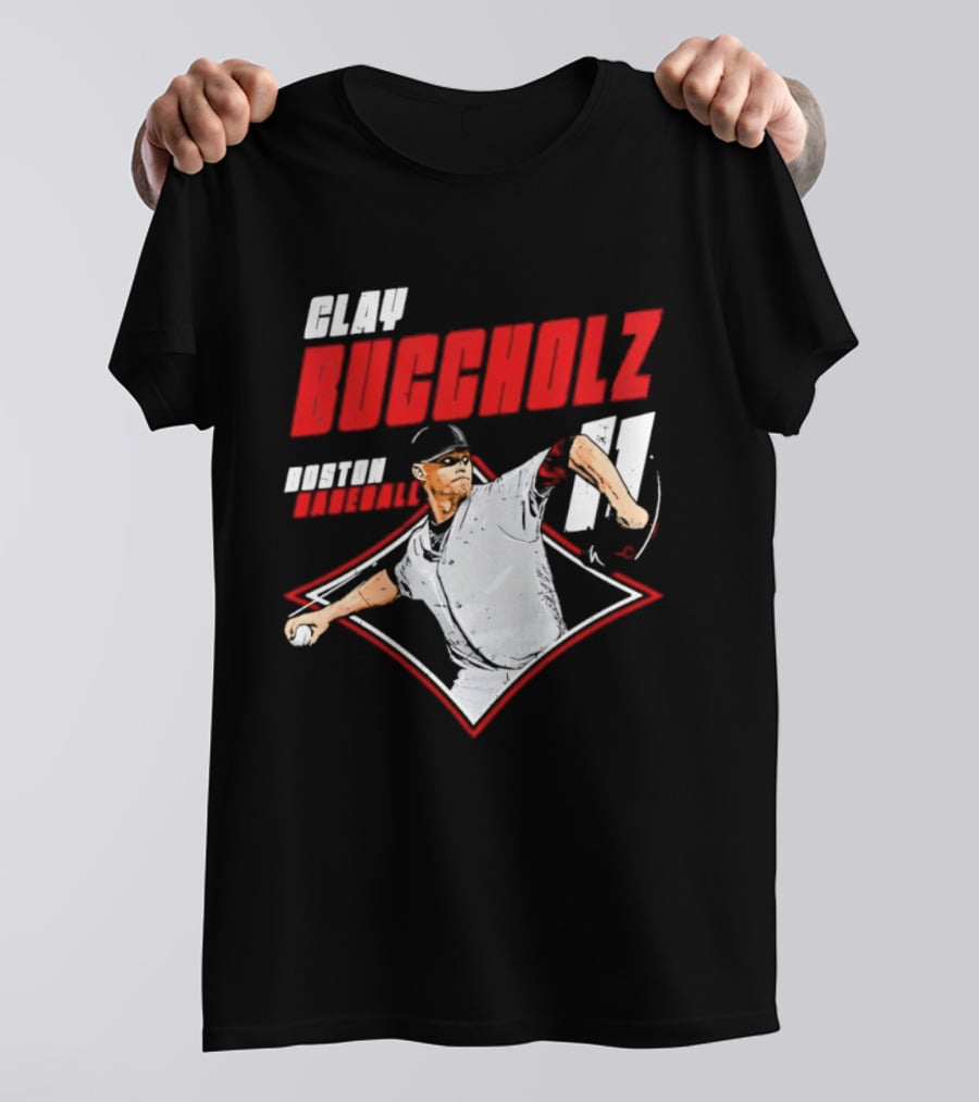 Clay Buccholz 11 Boston Red Sox Pitching Legend T-Shirt