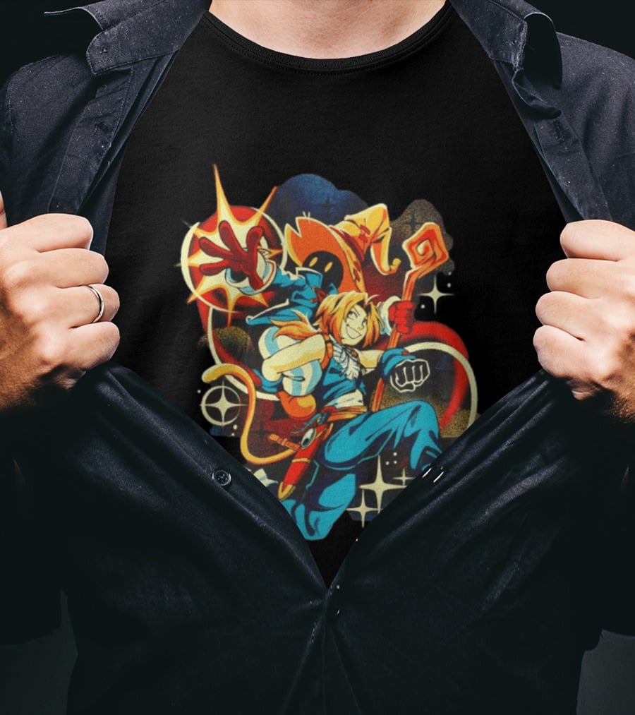 Final Fantasy I Will Always Carry You With Me Vivi Ornitier And Zidane Tribal T-Shirt