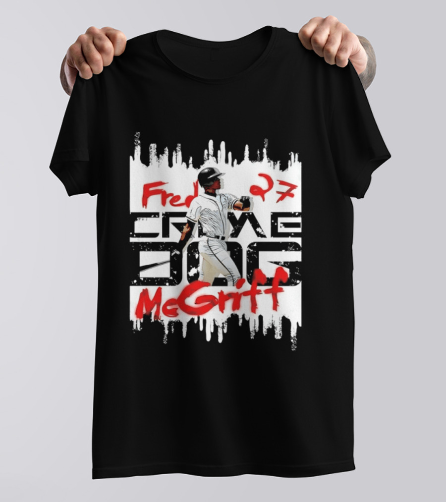 Fred McGriff 27 Atlanta Braves Baseball Player T-Shirt