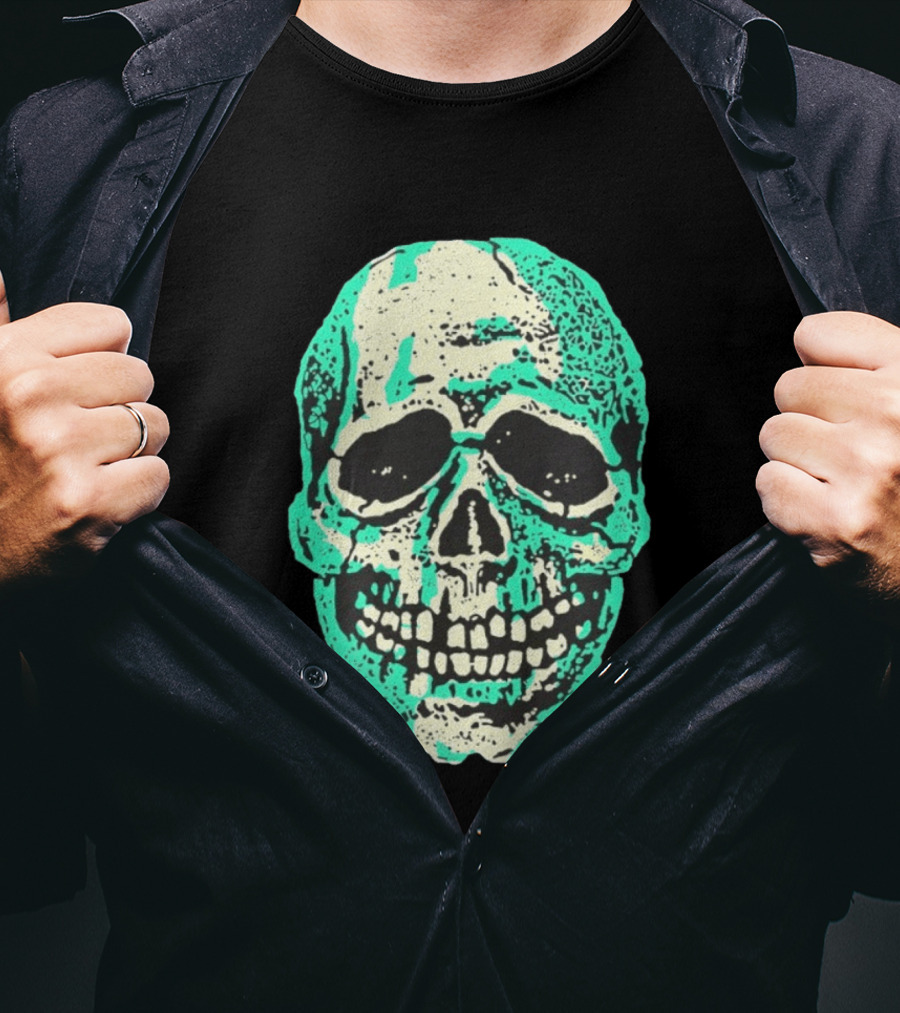 Halloween Trio Skull Spooky Gothic T-Shirt