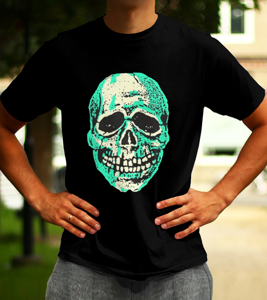 Halloween Trio Skull Spooky Gothic T-Shirt