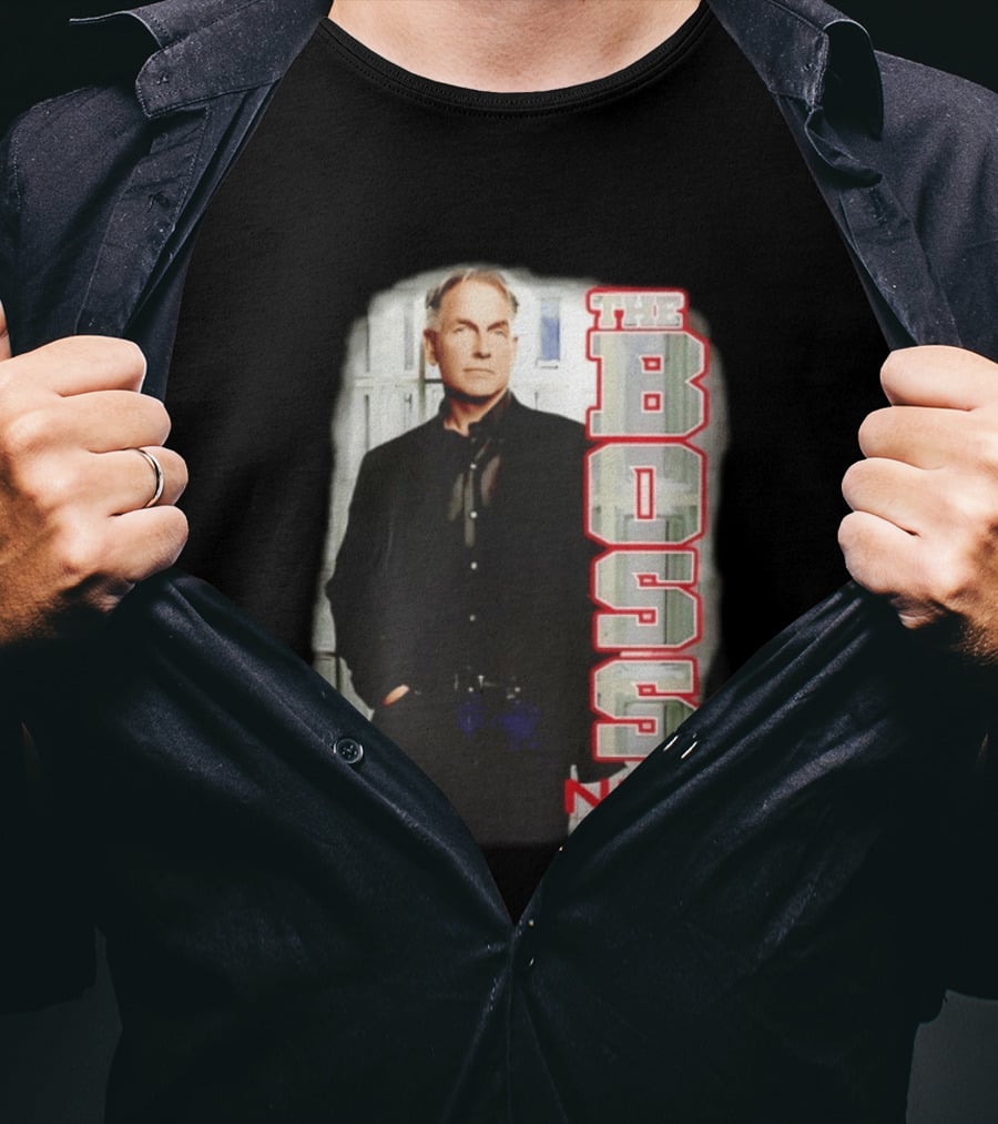 Mark Harmon The Boss NCIS Leroy Jethro Gibbs T-Shirt