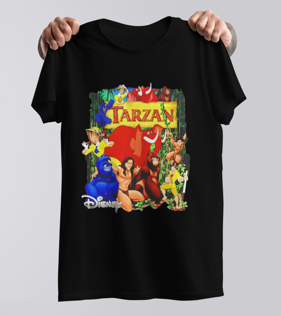 Disney Tarzan Characters Jane Porter Terk Adventure T-Shirt