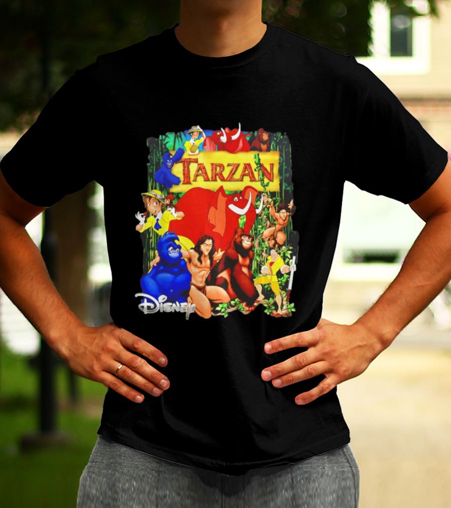 Disney Tarzan Characters Jane Porter Terk Adventure T-Shirt