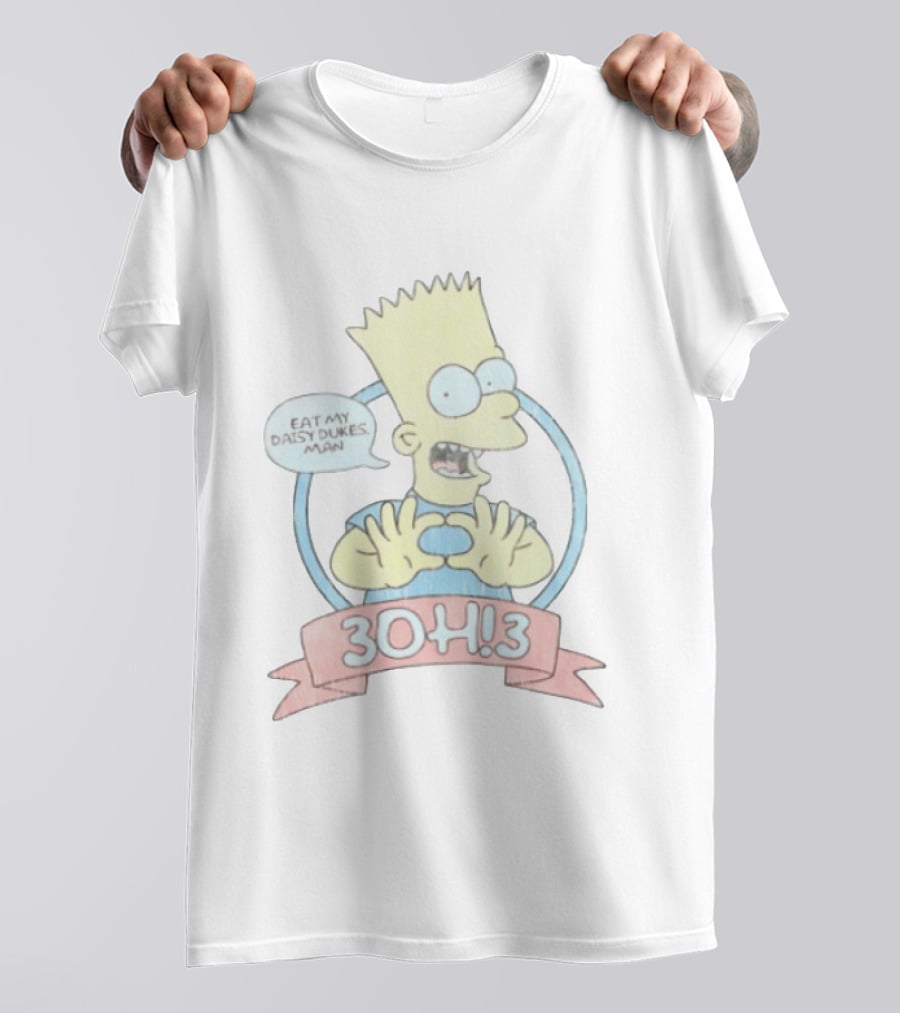 Bart Simpson Eat My Daisy Dukes Man 3OH!3 Collaboration T-Shirt