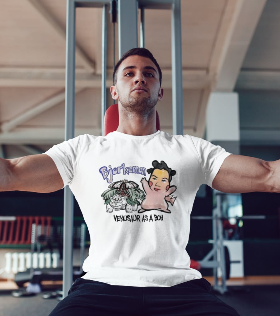 Bjorkemon Venusaur As A Boy Bootleg Bjork Pokemon T-Shirt