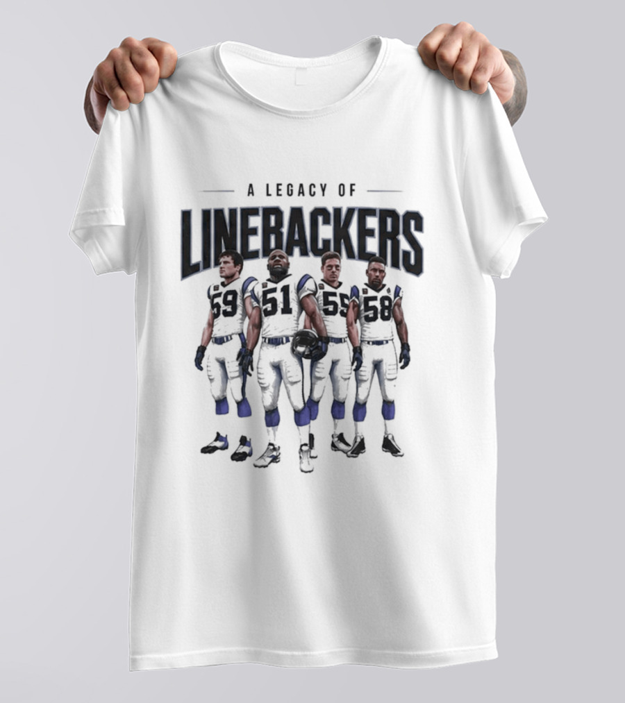 Carolina Panthers A Legacy Of Linebackers T-Shirt